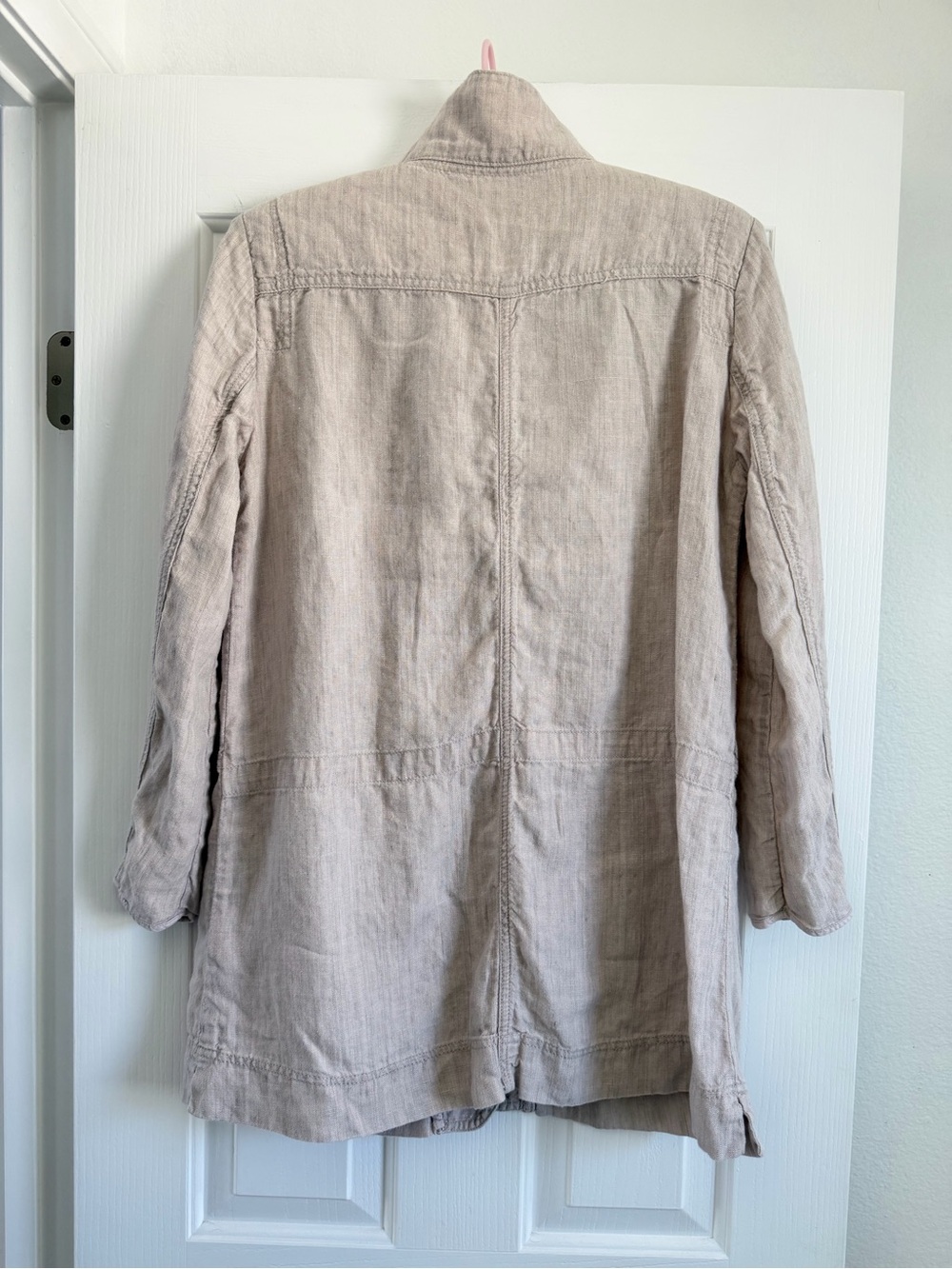 Poetry 100% Linen Utility Jacket Size US 8 - Picture 6 of 10